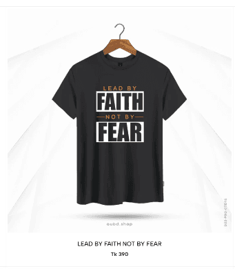 LEAD BY FAITH NOT BY FEAR