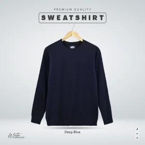 1 Pieces Sweatshirt (Deep Navy Blue)