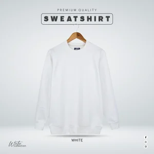 1 Pieces Sweatshirt (White)